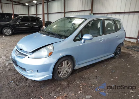 2008 Honda Fit Sport from USA, damaged, VIN JHMGD38658S035581